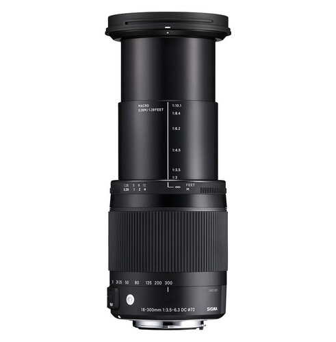 Sigma 18-300mm f/3.5-6.3 DC Macro OS HSM | C Lens (Nikon F)