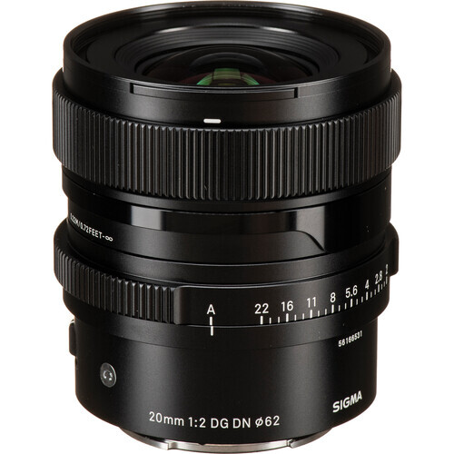 Sigma 20mm F/2 DG DN Contemporary Lens (Sony E)