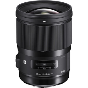 Sigma 28mm F1.4 DG HSM Art Lens (Canon EF) - Thumbnail