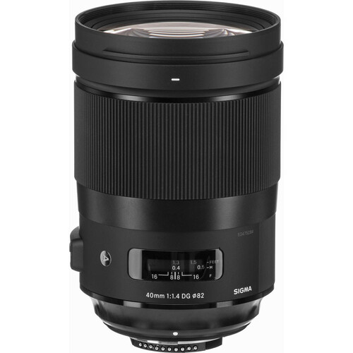 Sigma 40mm f/1.4 DG HSM Art Lens (Nikon F)