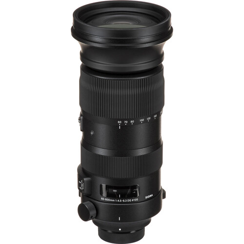 Sigma 60-600mm F/4.5-6.3 DG OS HSM Sports Lens (Nikon F)