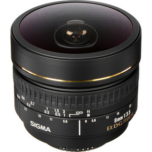 Sigma 8mm f/3.5 EX DG Balık Gözü Lens (Canon) - Thumbnail