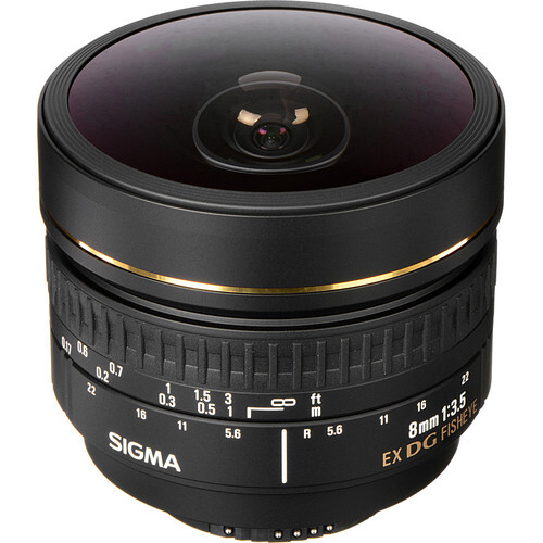 Sigma 8mm f/3.5 EX DG Balık Gözü Lens (Canon)