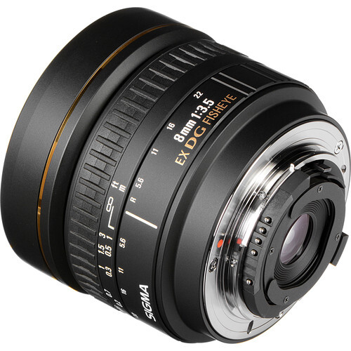Sigma 8mm f/3.5 EX DG Balık Gözü Lens (Canon)