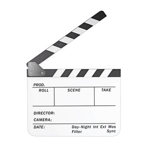 Kaiseberg - Sinema ve Televizyon İçin Profesyonel Klaket (Beyaz)