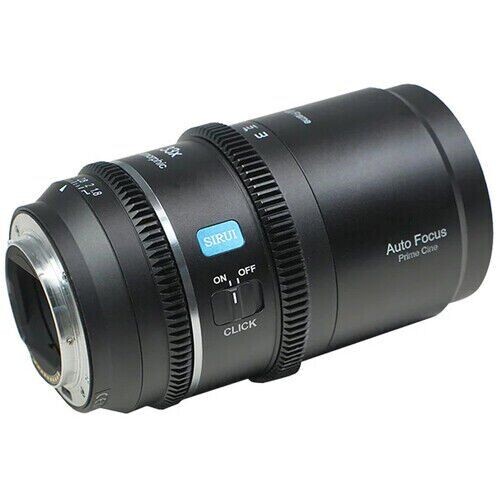 Sirui Astra Series AF 100mm T1.8 1.33x Full Frame Blue Flares Anamorphic Sony E Mount Lens
