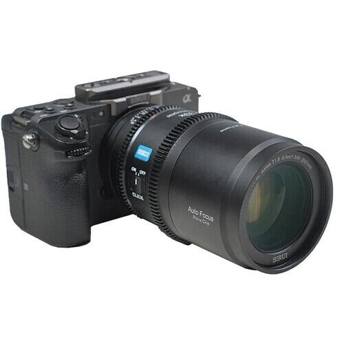 Sirui Astra Series AF 50mm T1.8 1.33x Full Frame Blue Flares Anamorphic Sony E Mount Lens