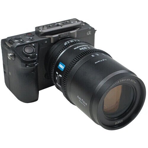 Sirui Astra Series AF 75mm T1.8 1.33x Full Frame Blue Flares Anamorphic Sony E Mount Lens