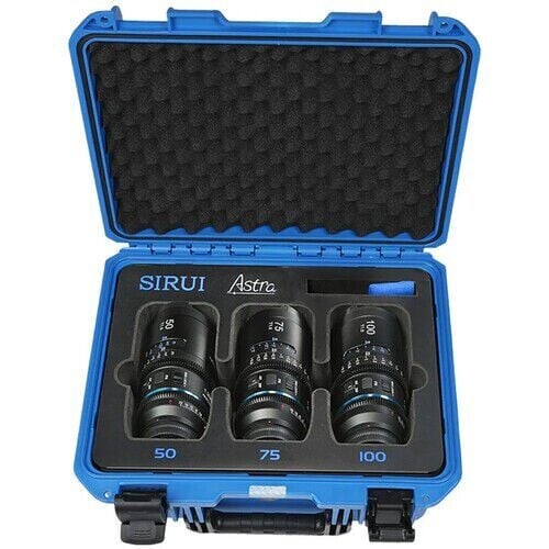 Sirui Astra Series AF T1.8 1.33x Full Frame Neutral Flares Anamorphic Sony E Mount 3'lü Lens Kit