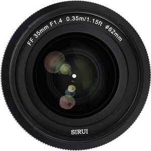 Sirui AURORA 35mm F1.4 Auto-Focus Lens (E Mount, Siyah) - Thumbnail
