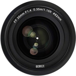 Sirui AURORA 35mm F1.4 Auto-Focus Lens (Fuji X Mount, Siyah) - Thumbnail