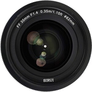 Sirui AURORA 35mm F1.4 Auto-Focus Lens (L Mount, Siyah) - Thumbnail