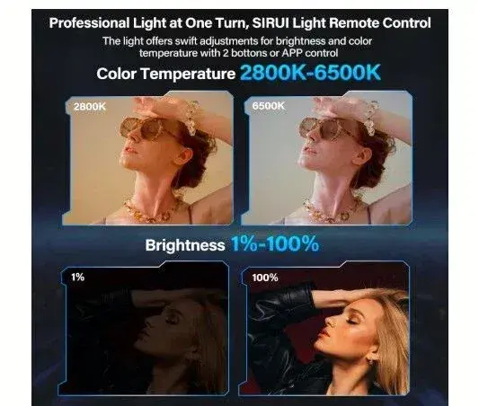 SIRUI C150X İkili Video LED Kiti - Thumbnail