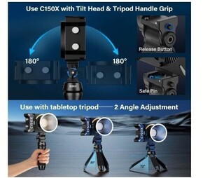 SIRUI C150X İkili Video LED Kiti - Thumbnail