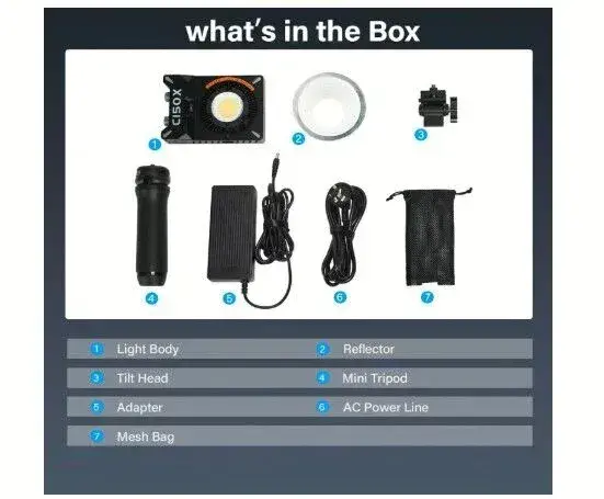 SIRUI C150X İkili Video LED Kiti - Thumbnail