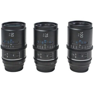 Sirui - Sirui IronStar Series AF T1.9 1.5x Full Frame Blue Flares Anamorphic Arri PL/Canon EF Mount 3'lü Lens Kit (1)