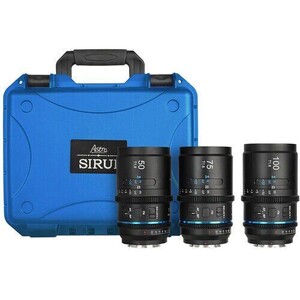 Sirui IronStar Series AF T1.9 1.5x Full Frame Blue Flares Anamorphic Arri PL/Canon EF Mount 3'lü Lens Kit - Thumbnail