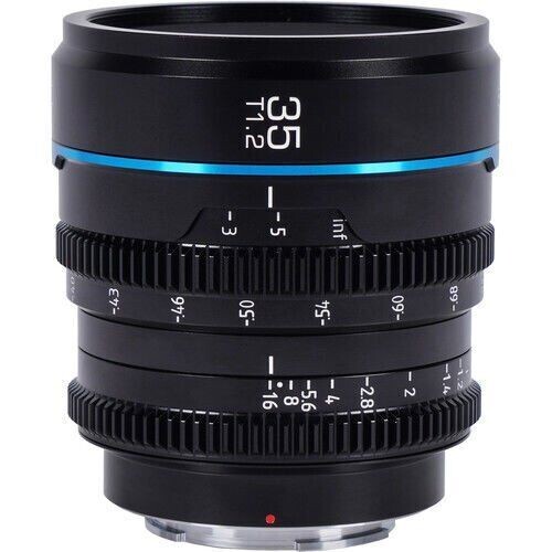 Sirui Nightwalker 35mm T1.2 S35 Cine Lens (E Mount, Siyah)