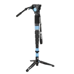 Sirui - Sirui P-326SR Karbon Fiber Monopod VH-10 Fluid Ball Head