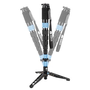 Sirui - Sirui P-326SR Karbon Fiber Monopod VH-10 Fluid Ball Head (1)