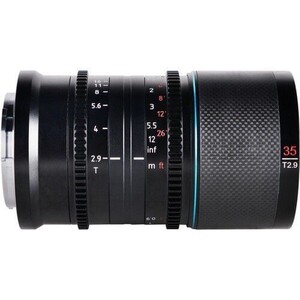 Sirui - Sirui Saturn 35mm T2.9 1.6x Full-Frame Karbon Fiber Anamorfik Lens (RF Mount, Mavi Flare) (1)
