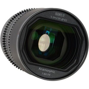 Sirui Saturn 50mm T2.9 1.6x Full-Frame Karbon Fiber Anamorfik Lens (E Mount, Mavi Flare) - Thumbnail