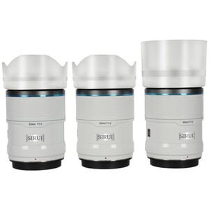 Sirui Sniper 23mm, 33mm, 56mm f/1.2 Autofocus 3 Lens Kit (FujiFilm X, Beyaz) - Thumbnail