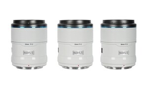 Sirui - Sirui Sniper 23mm, 33mm & 56mm F1.2 Lens Kiti (E Mount, Beyaz) (1)