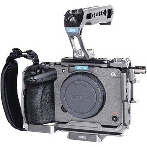 Sirui Sony FX3 & FX30 için Kamera Kafesi Kiti (Top Handle ile) - Gun Metal - Thumbnail