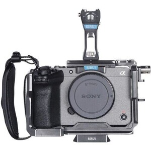 Sirui Sony FX3 & FX30 için Kamera Kafesi Kiti (Top Handle ile) - Gun Metal - Thumbnail