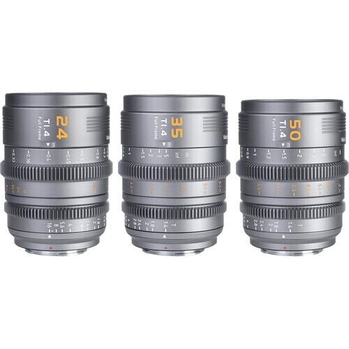 Sirui VP-1 Vision Prime T1.4 Full-Frame Multi-Mount Cine 3'lü Lens Kit