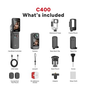 SJCAM C400 4K 3-in-1 Handheld Aksiyon Kamerası - Thumbnail