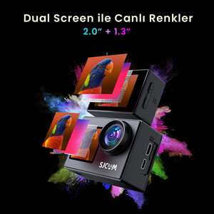 SJCAM SJ4000 Dual Screen Çift Ekranlı Aksiyon Kamerası - Thumbnail