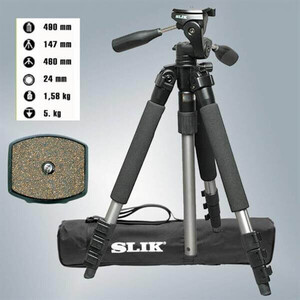 Slik 340 DX Tripod - Thumbnail