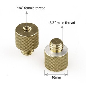 SmallRig - SmallRig 1069 1/4 ''Dişi - 3/8'' Erkek Vidalı Adaptör (1)