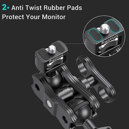 SmallRig 2115B Çift Kafalı Magic Arm