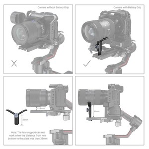 SmallRig 2850 DJI RS 2 için Genişletilmiş Lens Desteği - Thumbnail