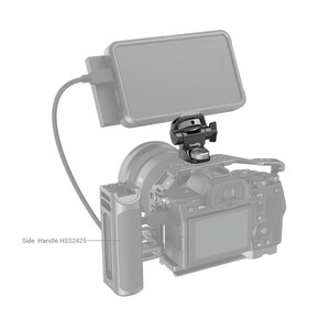 SmallRig 2903B ARRI Tarzı Vidalı Montajlı Döner ve Eğimli Ayarlanabilir Monitör Montajı - Thumbnail