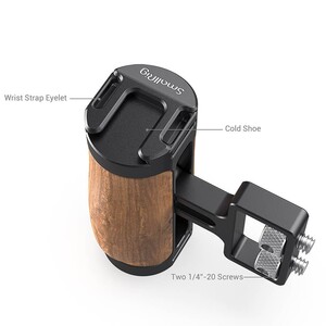 SmallRig 2913 Ahşap Mini Yan Sap (1/4”-20 Vida) - Thumbnail
