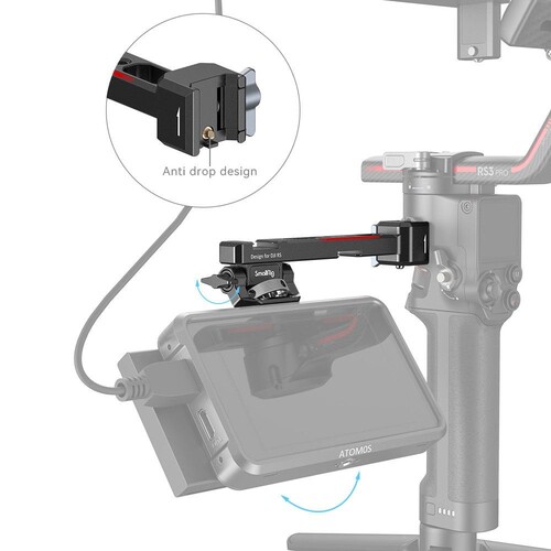 SmallRig 3026 DJI RS 2 / RSC 2 / RS 3 / RS 3 Pro / RS 3 Mini / RS 4 / RS 4 Pro için Monitör Montaj Desteği