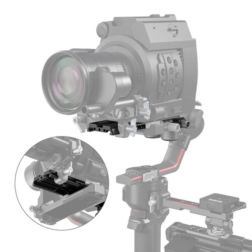 SmallRig 3031B Genişletilmiş Hızlı Çıkarma Plakası (DJI RS 2 / Ronin-S / RS 3 / RS 3 Pro)