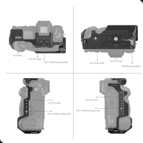 SmallRig 3195 Nikon Z 9 için Kamera Kafesi