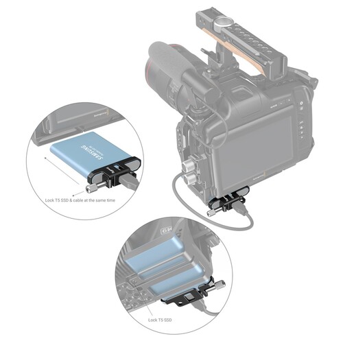 SmallRig 3300 Samsung T5 Taşınabilir SSD için SSD Kelepçesi
