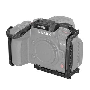 SmallRig - SmallRig 3440 Panasonic LUMIX GH6 için Black Mamba Serisi Kamera Kafesi