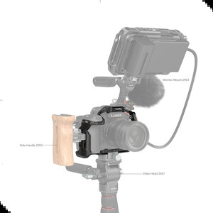 SmallRig 3440 Panasonic LUMIX GH6 için Black Mamba Serisi Kamera Kafesi - Thumbnail