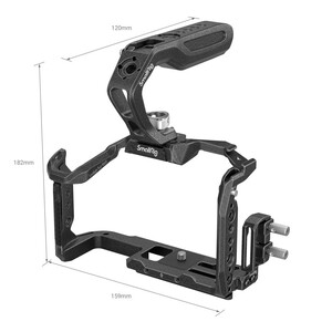 SmallRig - SmallRig 3441 Panasonic LUMIX GH6 için “Black Mamba” Serisi Kamera Kafes Kiti (1)
