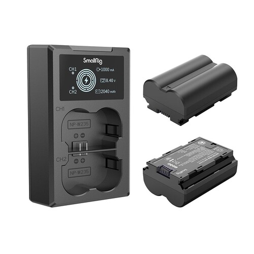 SmallRig 3822 NP-W235 Batarya ve Şarj Cihazı Kiti