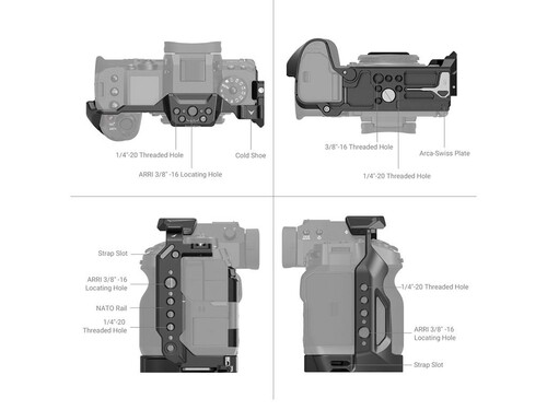 SmallRig 3934 Fujifilm X-H2 / X-H2s için Kafes