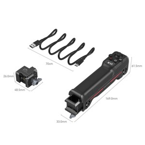 SmallRig 3949 DJI RS Serisi için Kablosuz Kontrol El Tutamağı - Thumbnail