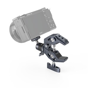 SmallRig 4102B Aksiyon Kameraları için 360° Küresel Başlık Montajlı Süper Kelepçe - Thumbnail